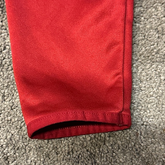 Under Armour Mens Rival Fleece Pullover Hoodie Sweatshirt Red White Logo Size M - Picture 6 of 8